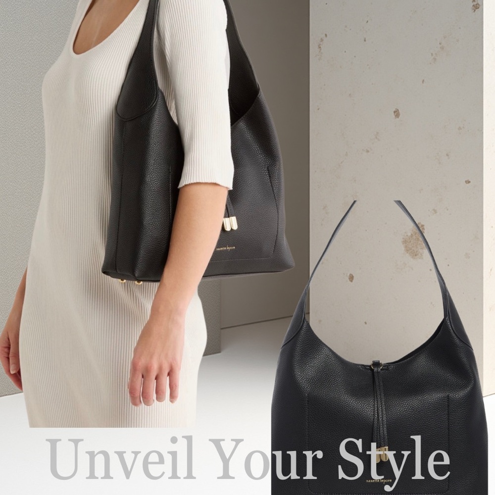 Nanette Lepore Black Hobo Bag